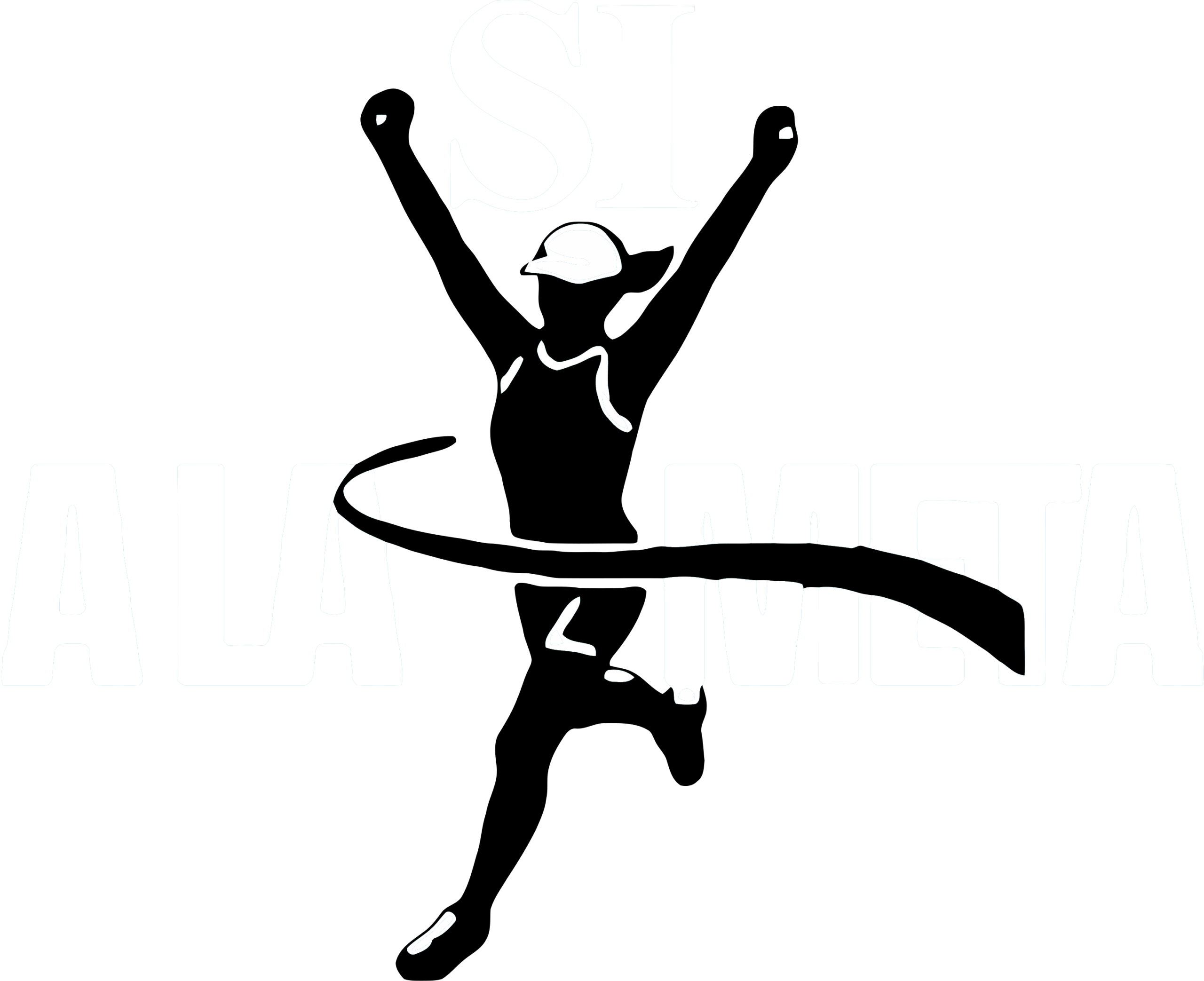 Sí a la meta – Logo blanco
